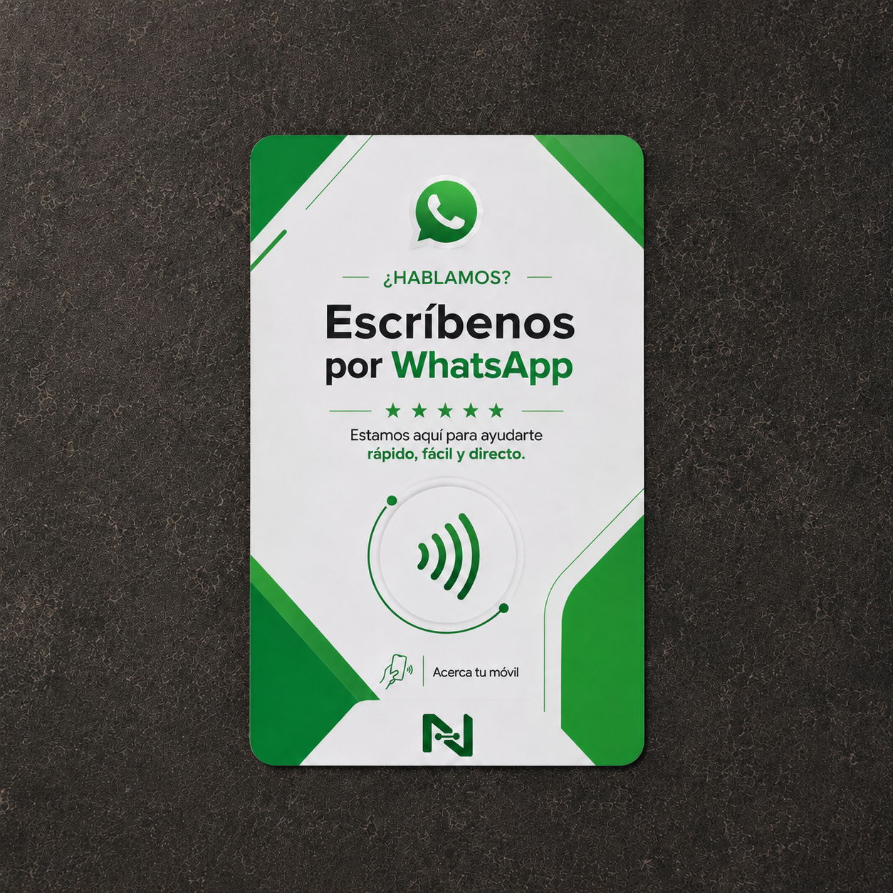 NexCard WhatsApp NFC